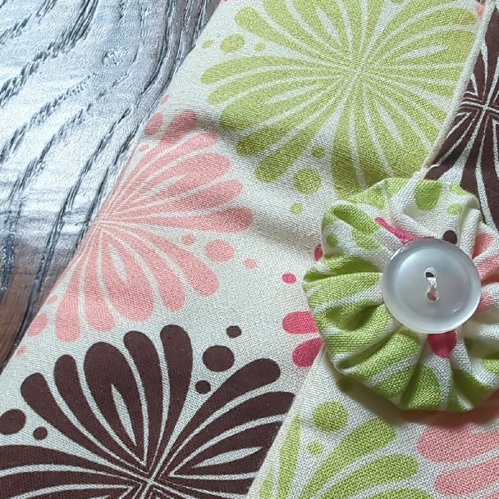 NWOT Handmade Floral Padded Fabric Knitting Crochet Needle Case Pouch from Etsy - Picture 8 of 8